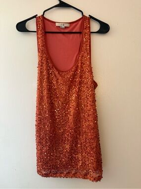 Forever 21 Coral Sleeveless Top